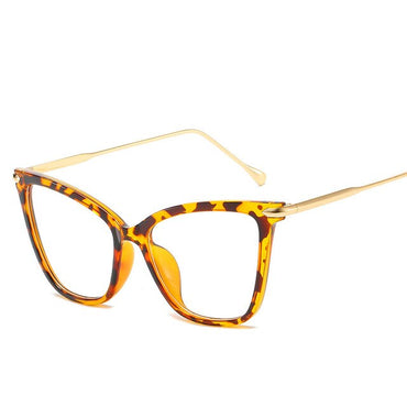 Higodoy Cat Eye Women Glasses Frame Oversized