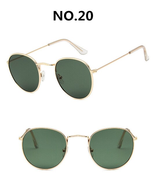 Vintage Alloy Women Sunglasses Luxury Brand