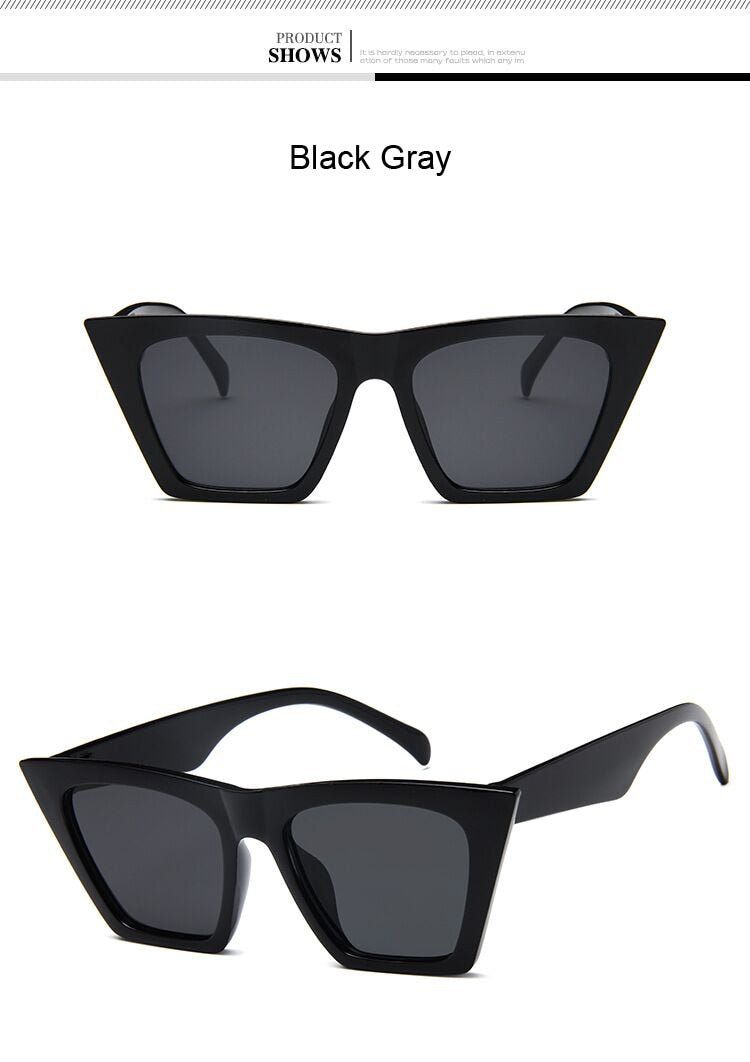 Fashion Square Sunglasses Women Designer Luxury