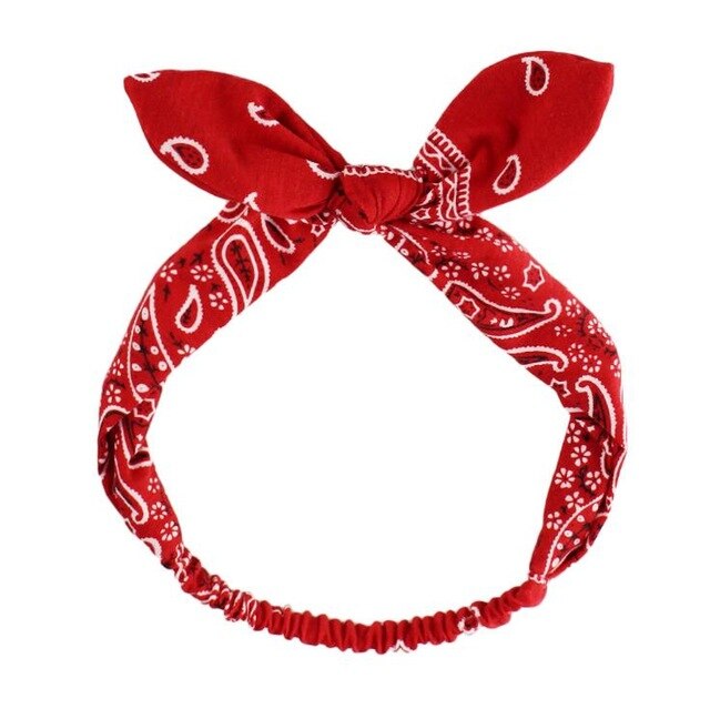 Women Sweet Hair Bands Print Headbands