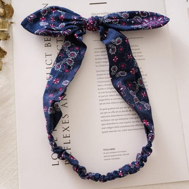 Women Sweet Hair Bands Print Headbands