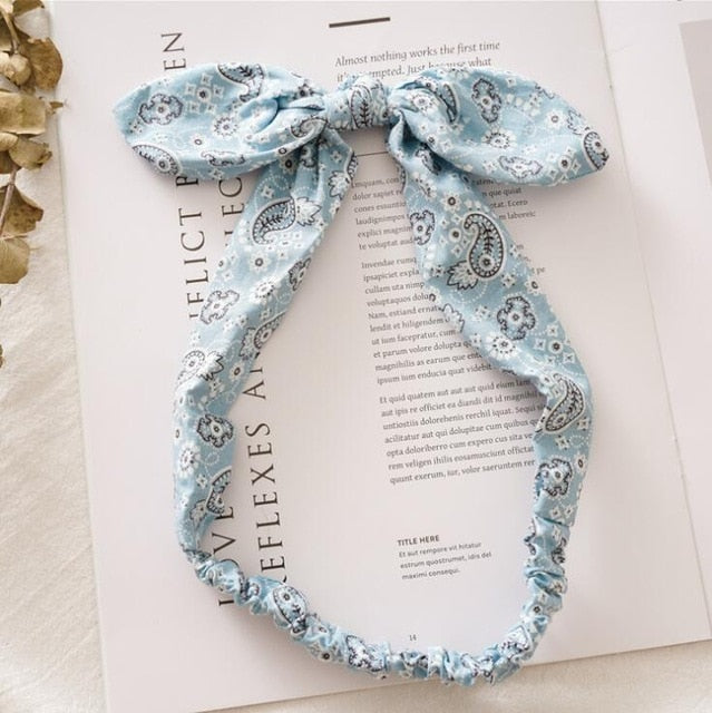 Women Sweet Hair Bands Print Headbands