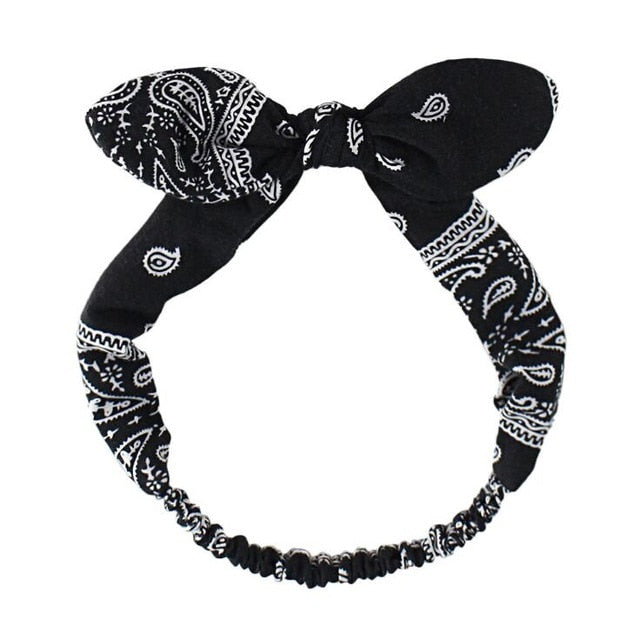 Women Sweet Hair Bands Print Headbands