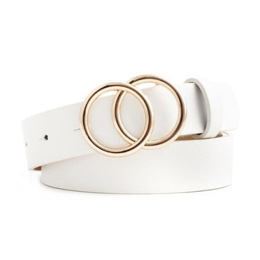Double Ring Women Belt Fashion Waist
